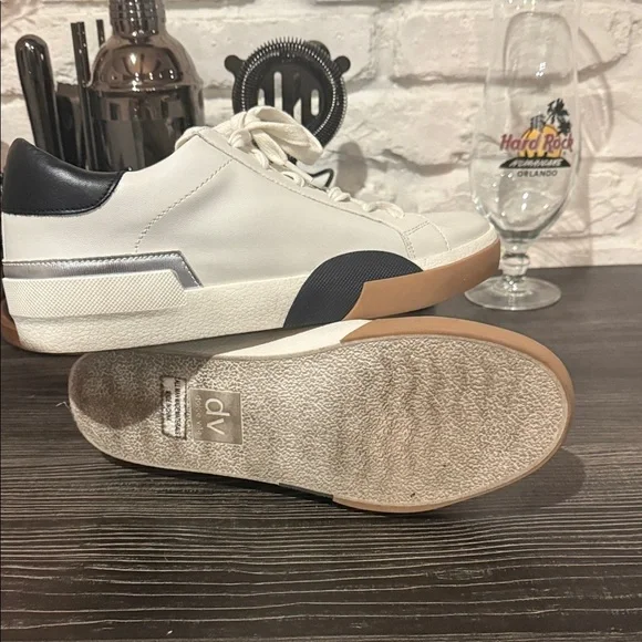 DV by Dolce Vita White and Black Sneakers - Picture 5 of 8